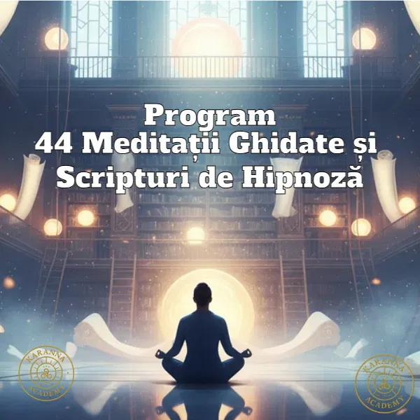 Program 44 de Meditații Ghidate Online și Scripturi de Hipnoză